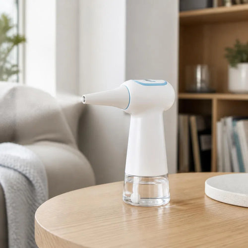 HappyPaw cordless nano mister on a side table